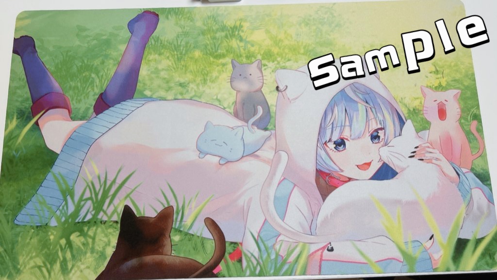 【ラバーマット単品】寒猫あおい≪デビュー記念グッズ≫