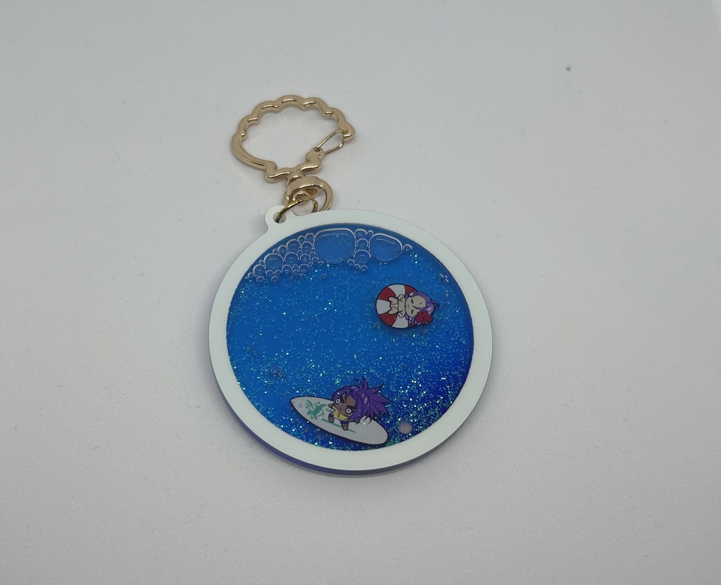ビヨSUMMERオイルグリッターアクキー
