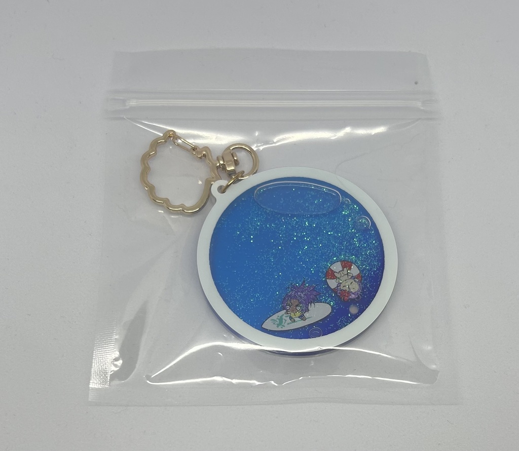 ビヨSUMMERオイルグリッターアクキー