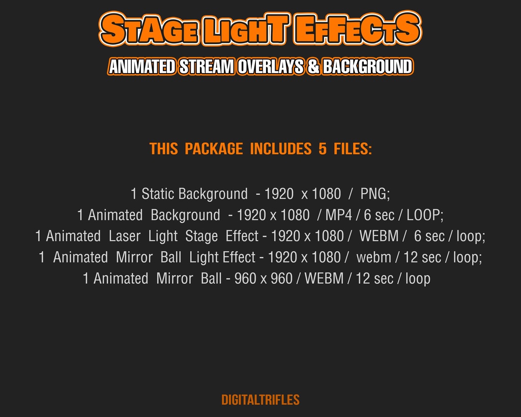 ストリーマーやVTuber、歌手、ダンサー、DJ、カラオケ向けのアニメーションステージライトエフェクト、Twitchストリームオーバーレイ、背景、OBS対応 / Animated Stage Light Effects for Streamers & VTubers, Perfect Twitch Overlays & Background
