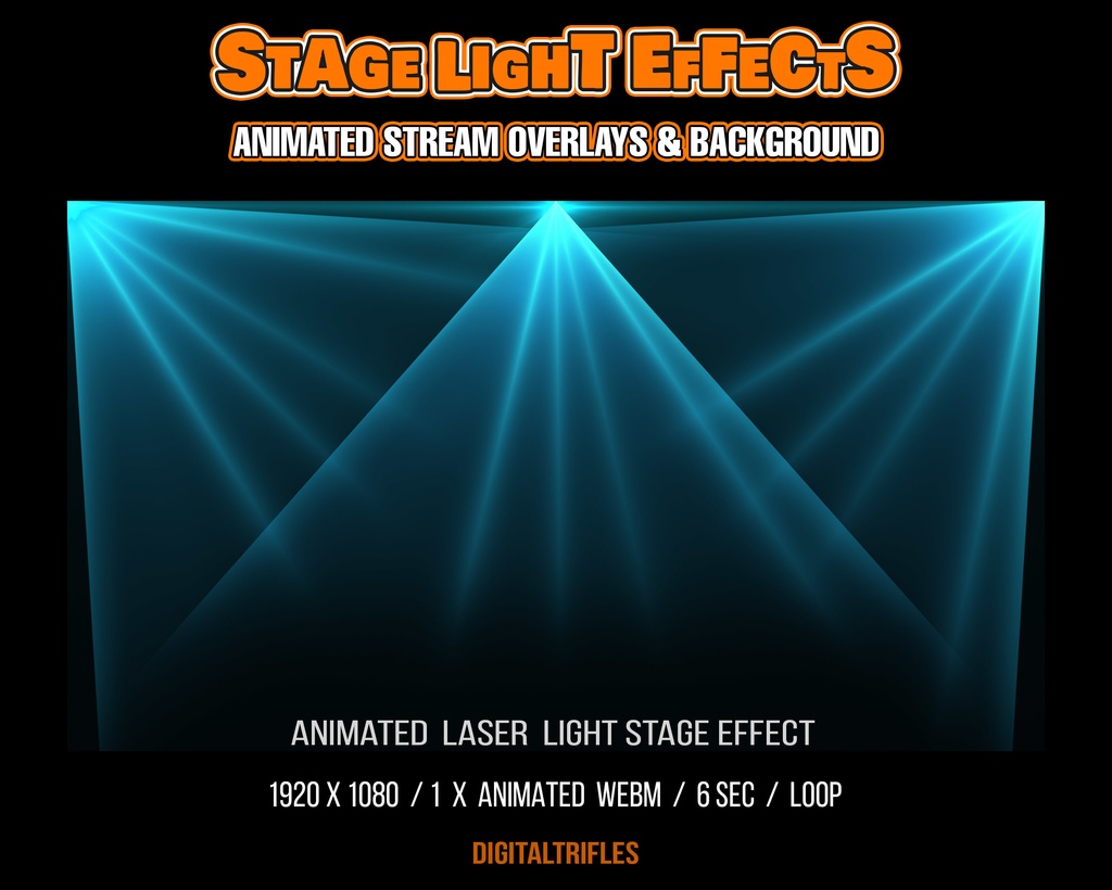 ストリーマーやVTuber、歌手、ダンサー、DJ、カラオケ向けのアニメーションステージライトエフェクト、Twitchストリームオーバーレイ、背景、OBS対応 / Animated Stage Light Effects for Streamers & VTubers, Perfect Twitch Overlays & Background