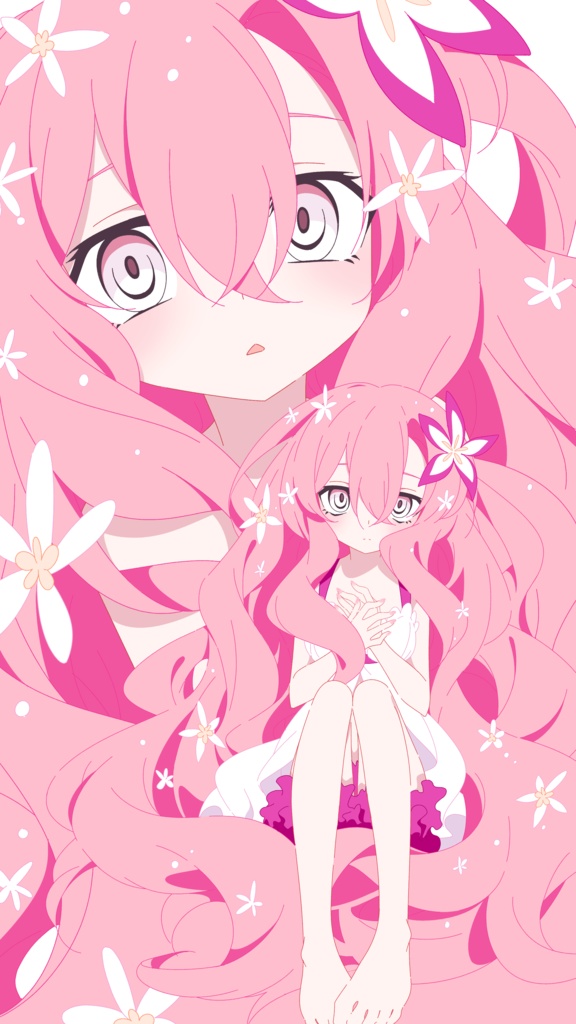 花少女ポストカード