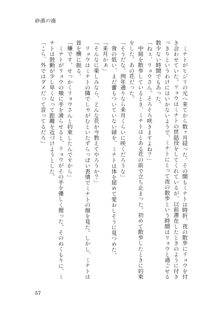 【ミナ山】砂漠の海