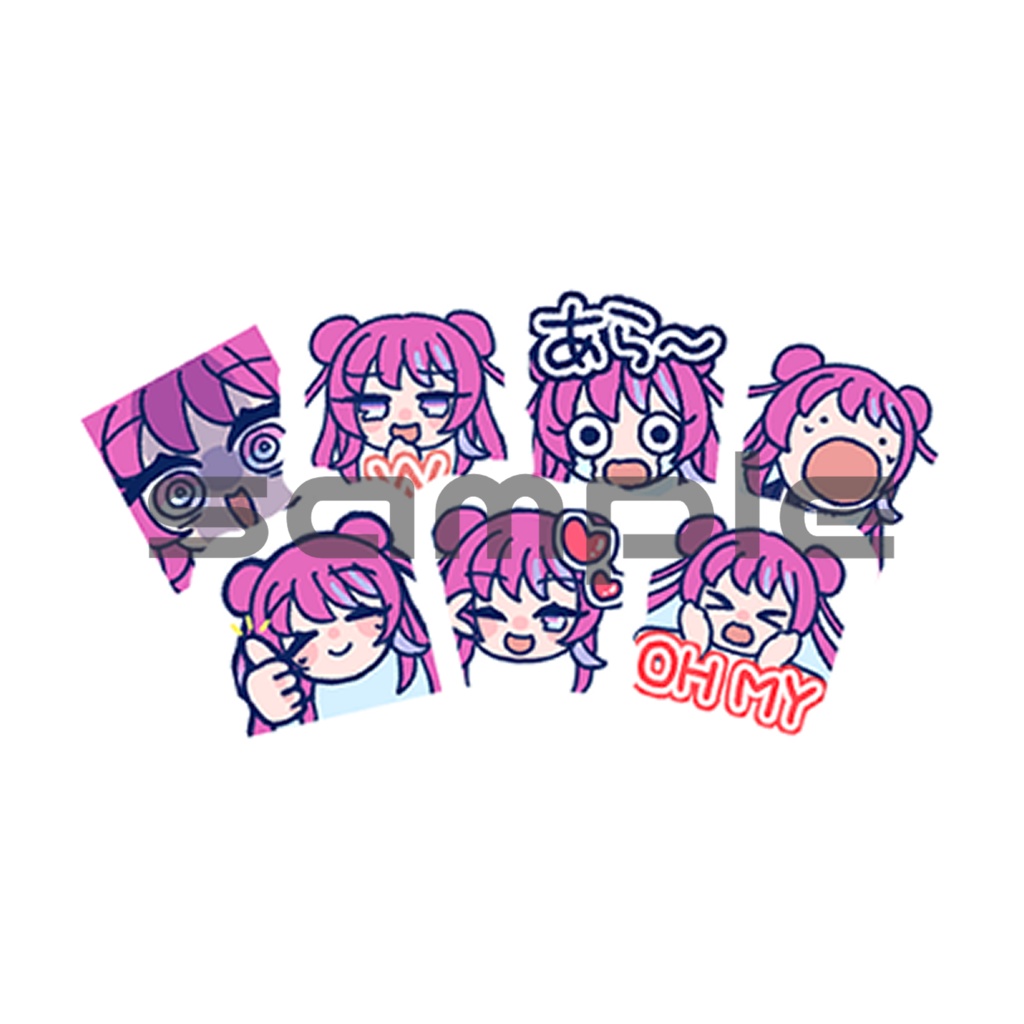 【受注生産】スタンプフレークシール