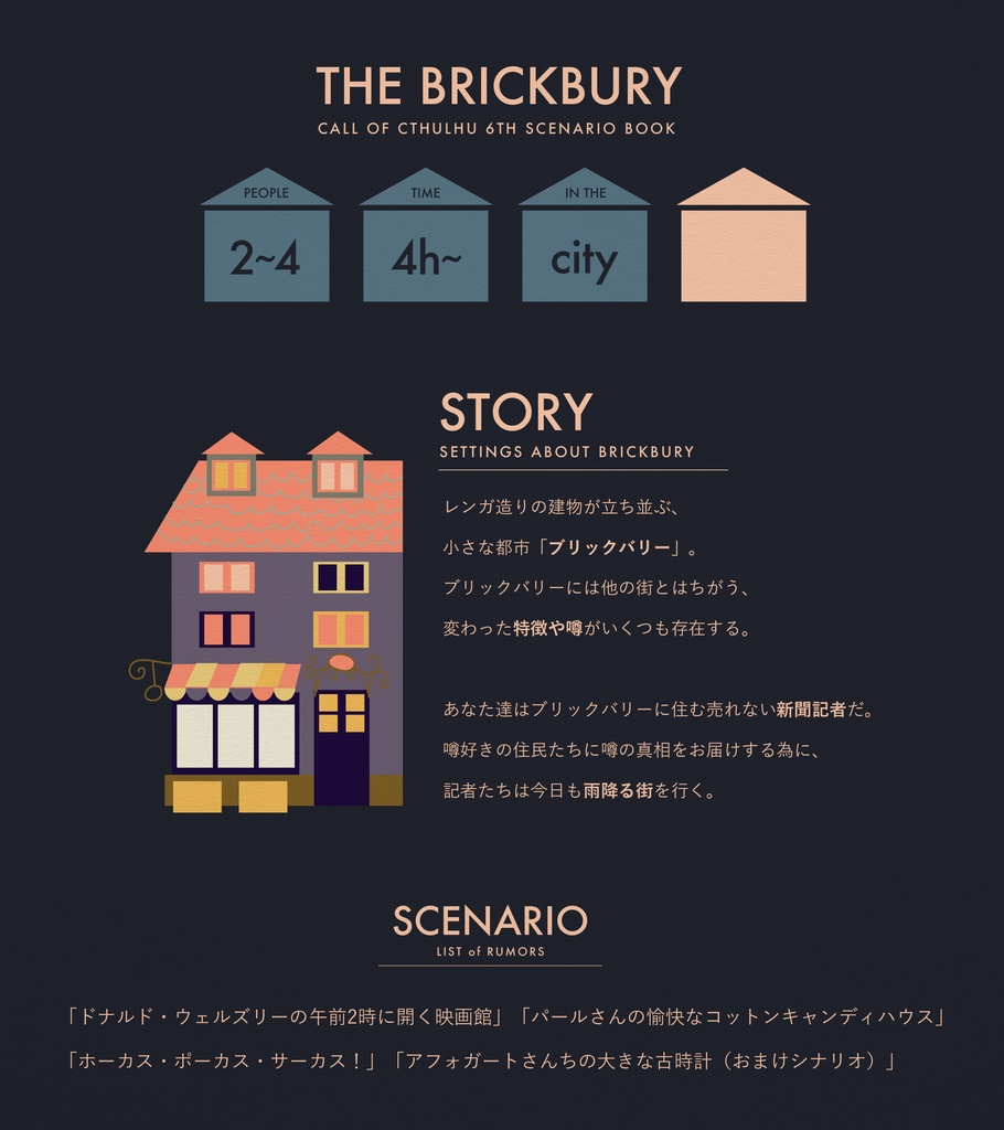 The Brickbury ◆ COCシナリオ集 SPLL:E194817