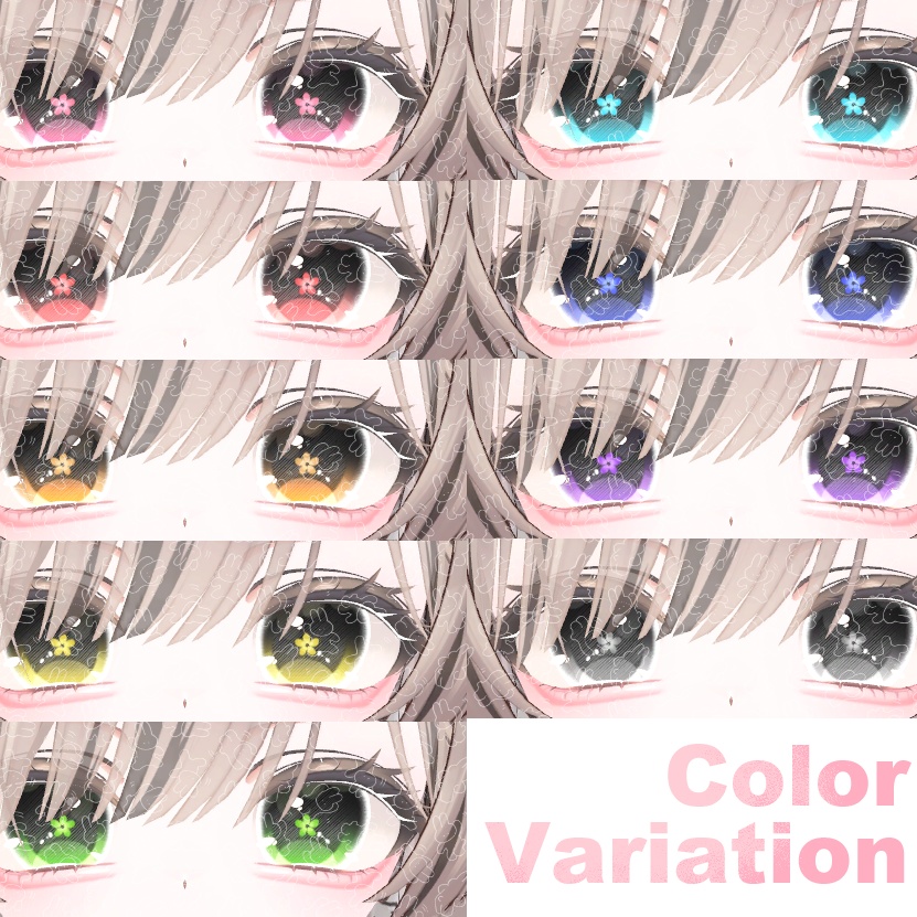 お花Flowery Texture__Eye & Body & Make Up【マヌカ用】