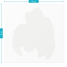 ステッカー バハムートちゃん【ホワイト】