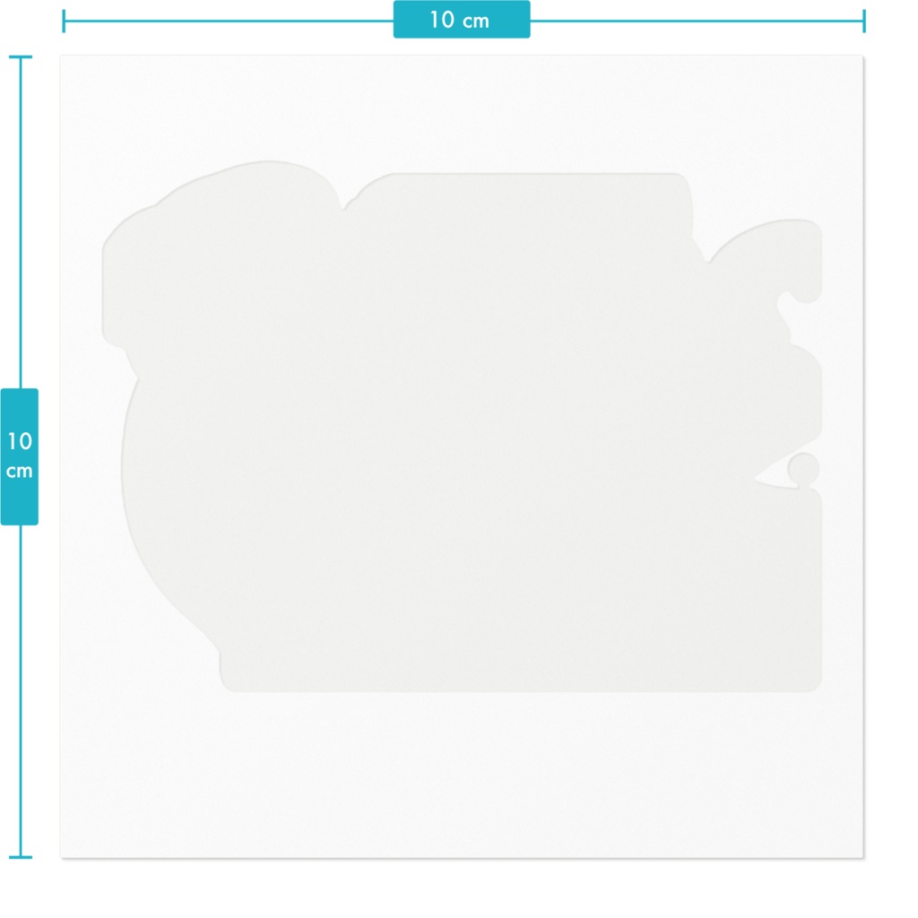 ステッカー カドゥ【ホワイト】