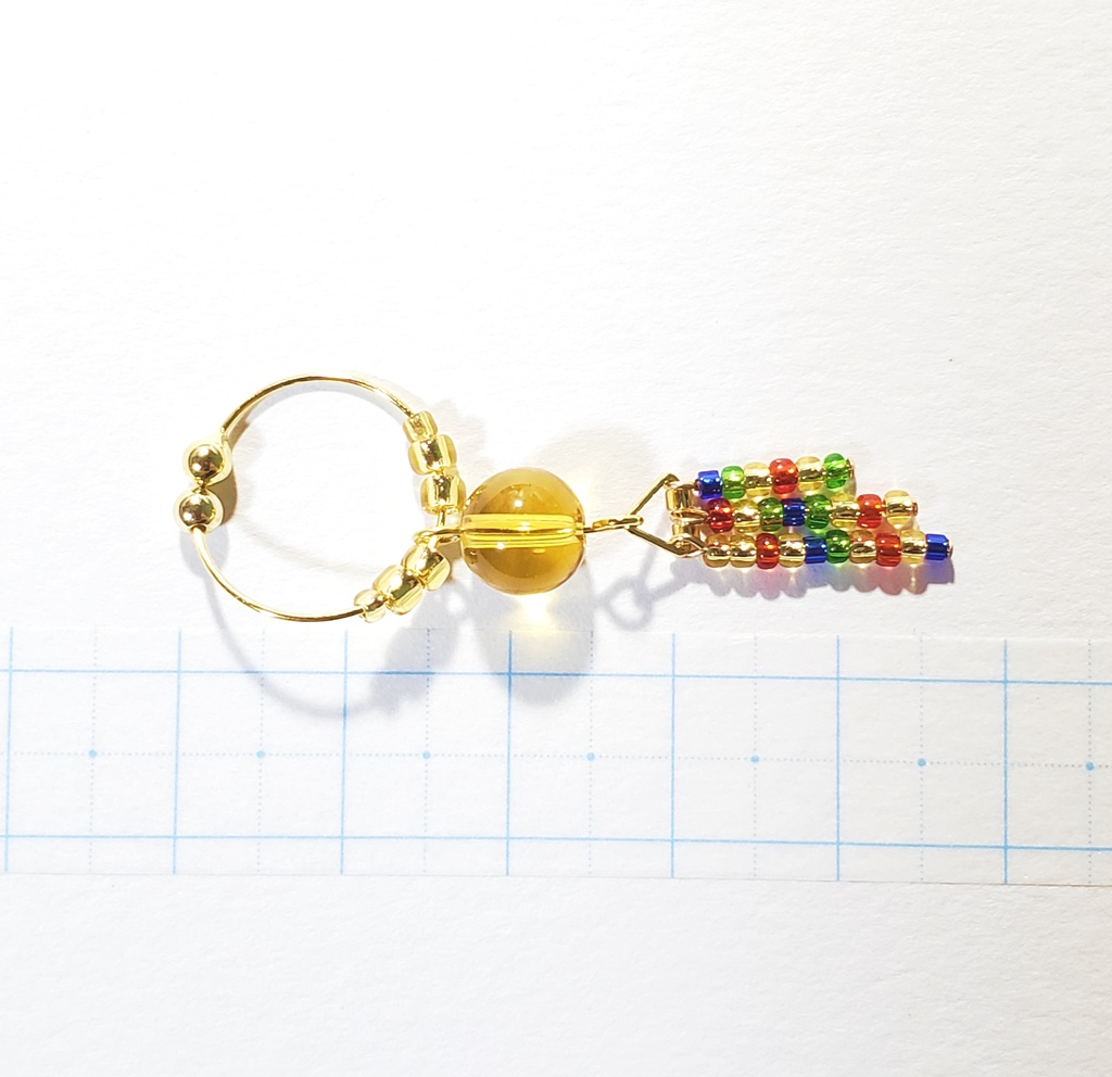 太陽と空と大地のイヤリング