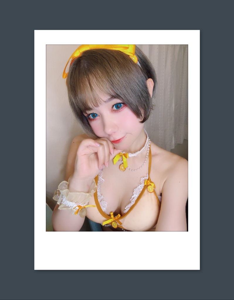 夏を先取り水着デコチェキ❤︎