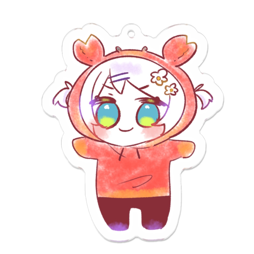 かにたかしアクリルキーホルダー