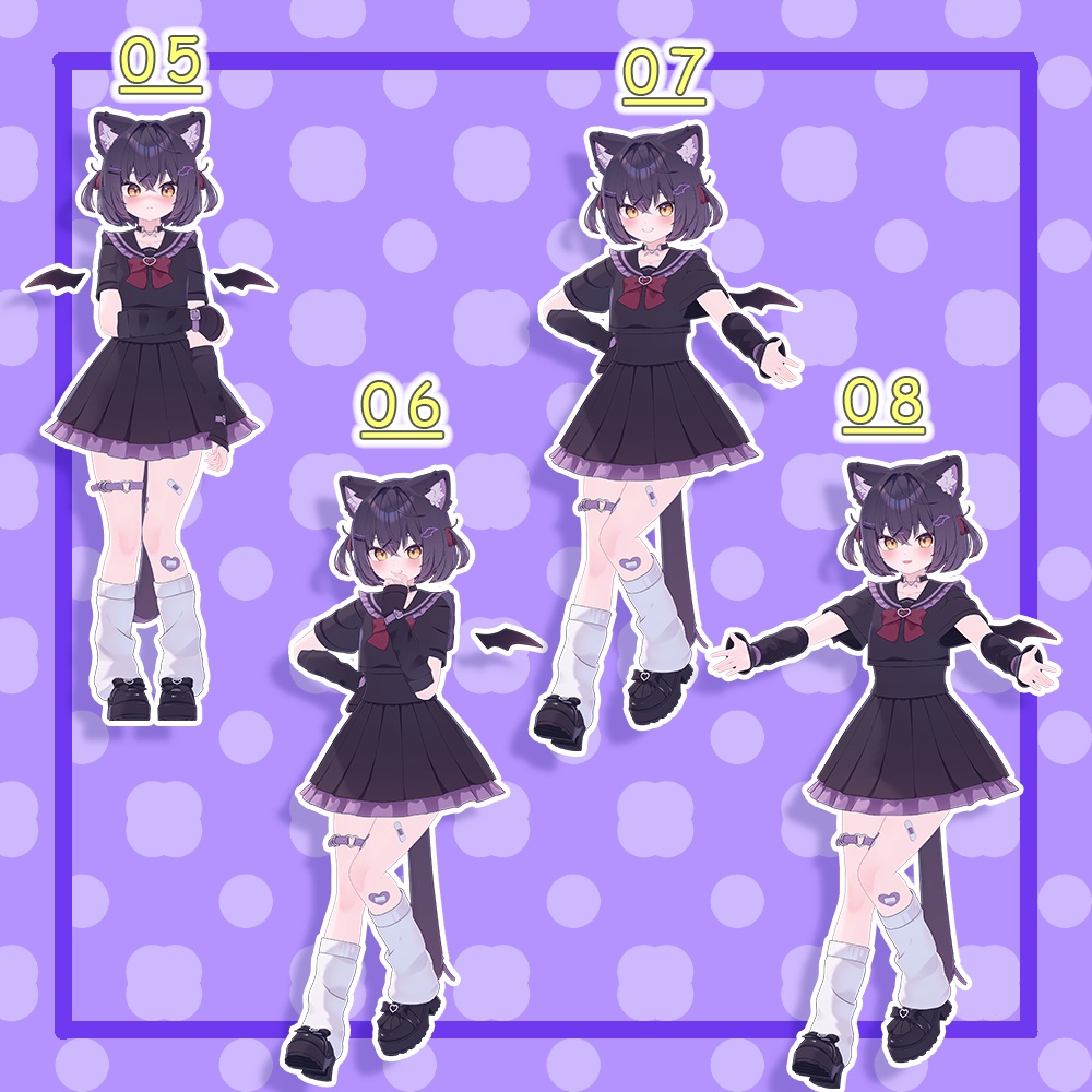 【無料版あり】kawaii Pose&Face ①