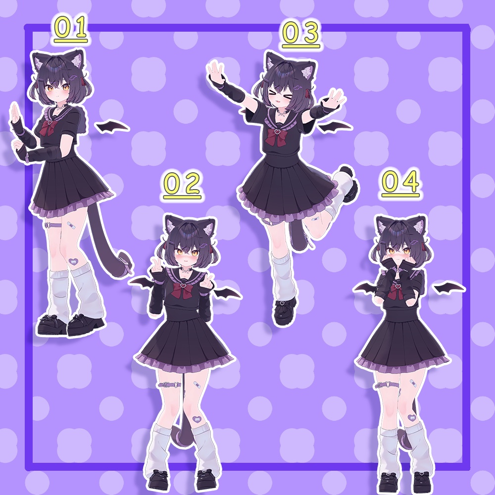 【無料版あり】kawaii Pose&Face ①
