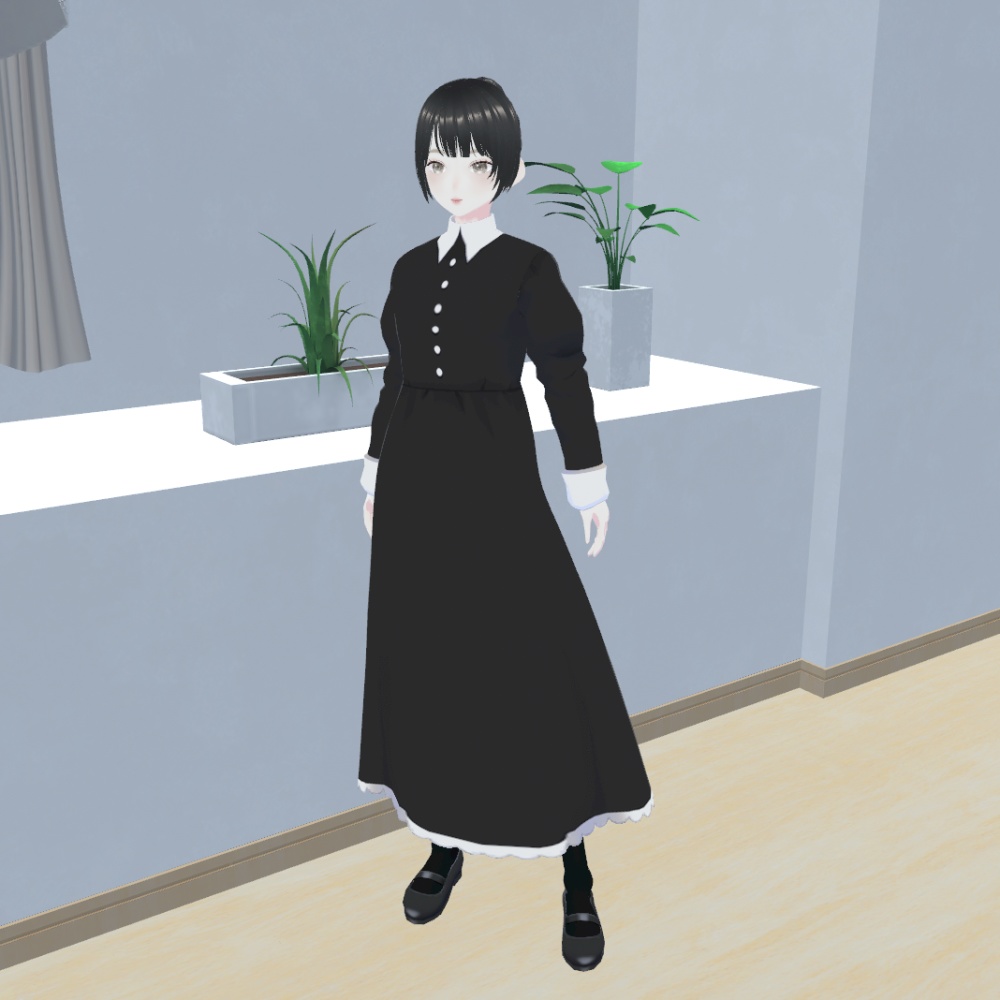 【無料】【VRoid】モノクロームさん