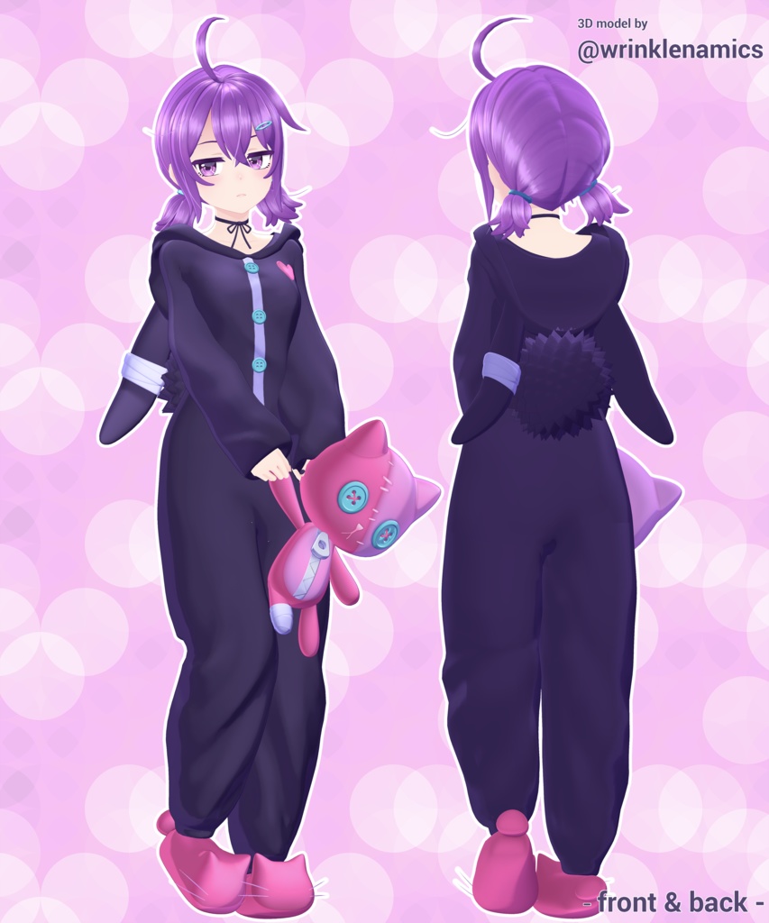 Bunny Pajama Ridie - VRC Ready ✩