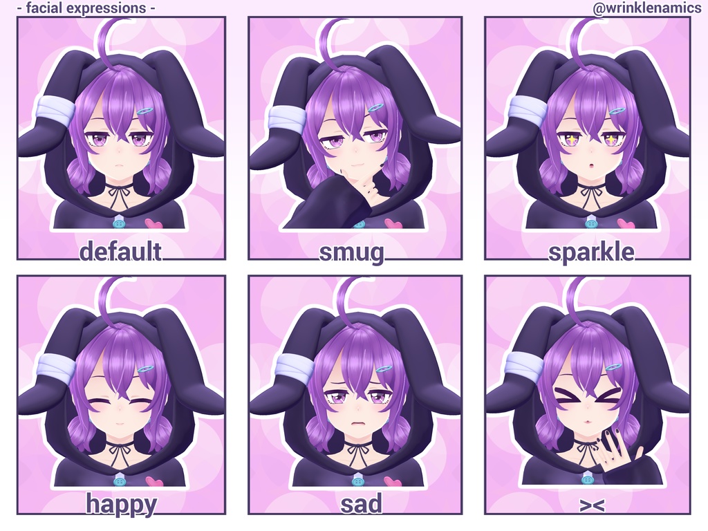 Bunny Pajama Ridie - VRC Ready ✩