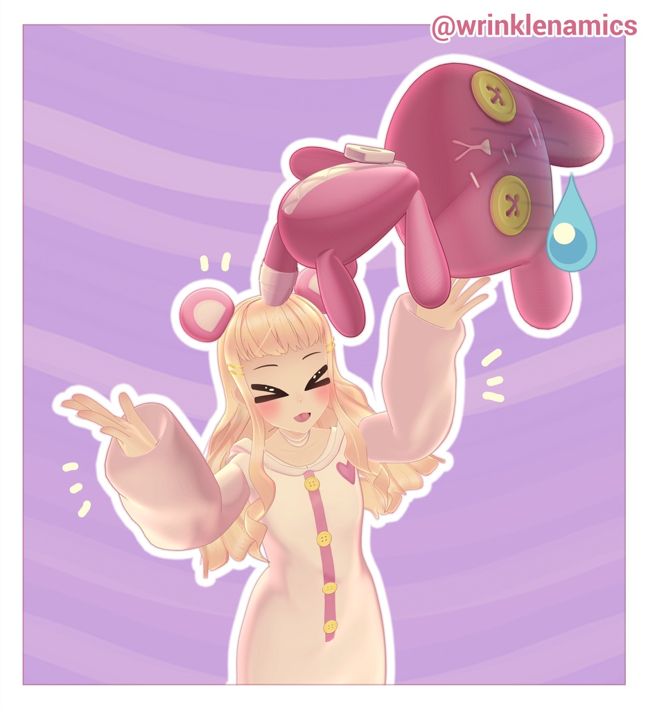 Panda Pajama Aila - VRC Ready ✩