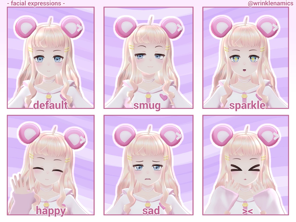 Panda Pajama Aila - VRC Ready ✩