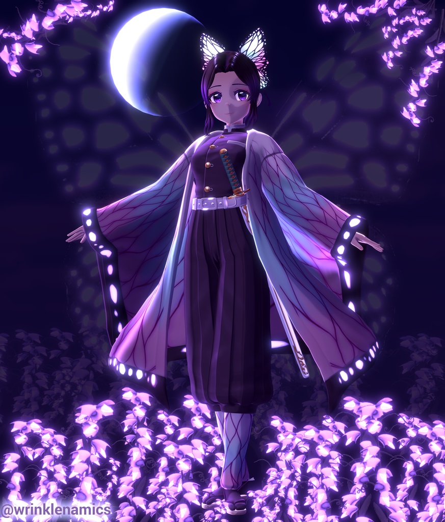 Kocho from Kimestu no Yaiba - VRC Ready ✩