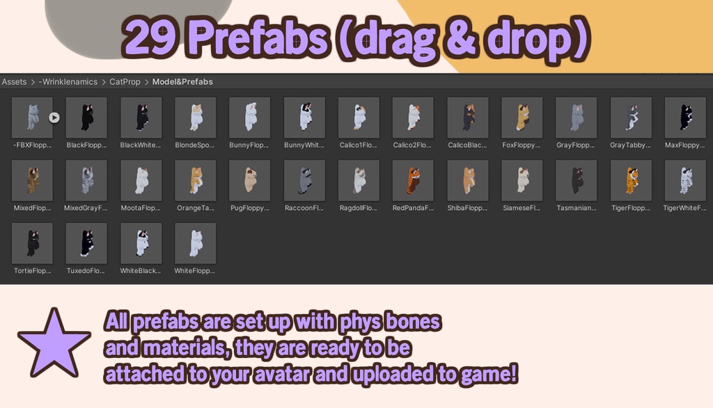 Floppy Cat - VRChat Cat Prop