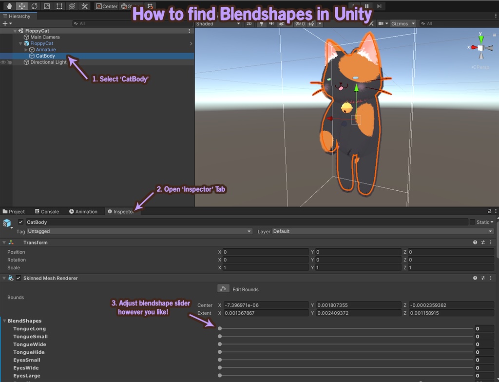 Floppy Cat - VRChat Cat Prop