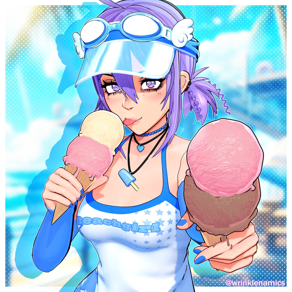 🐬 Beachgirl Outfit + Hairstyle - Manuka base