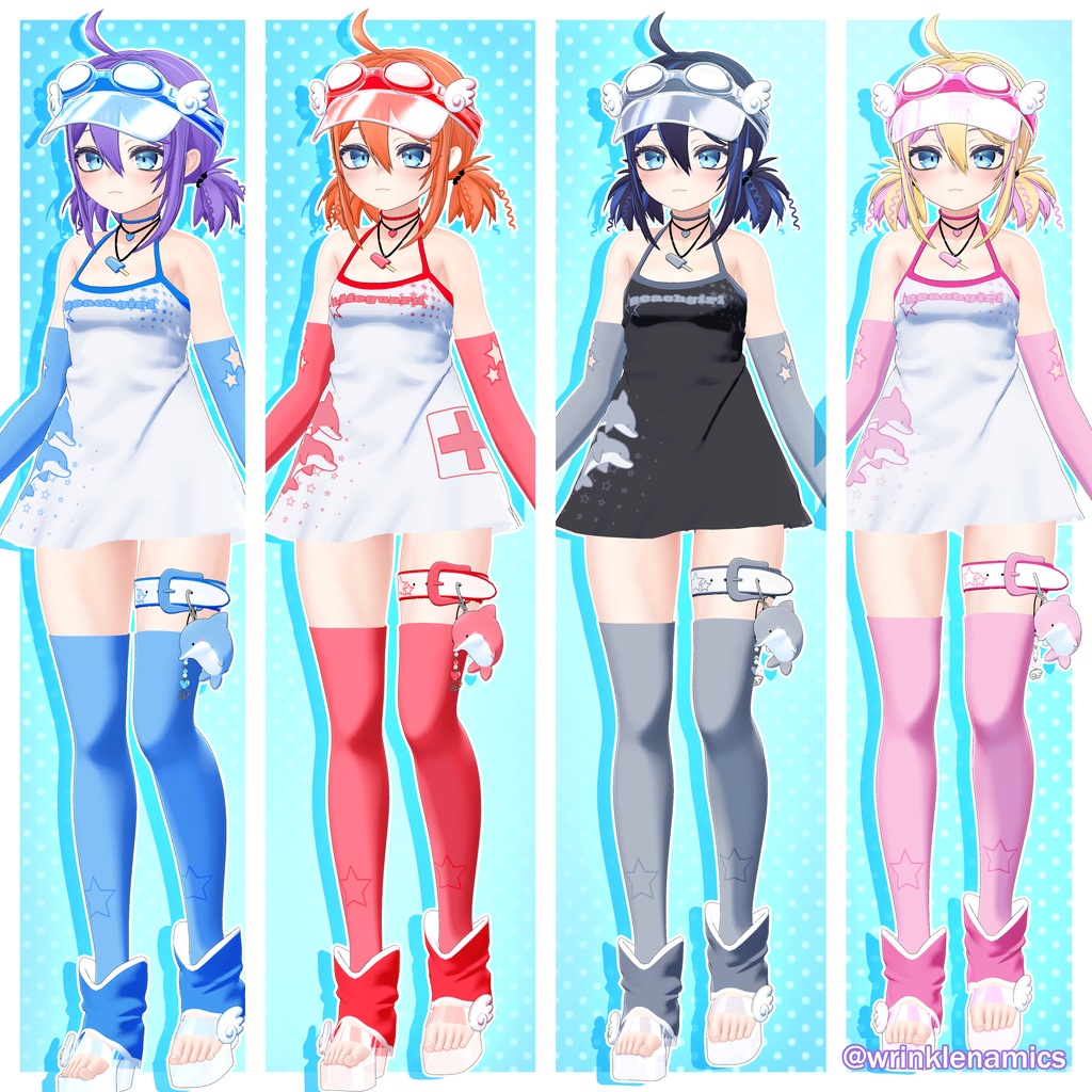 🐬 Beachgirl Outfit + Hairstyle - Manuka base