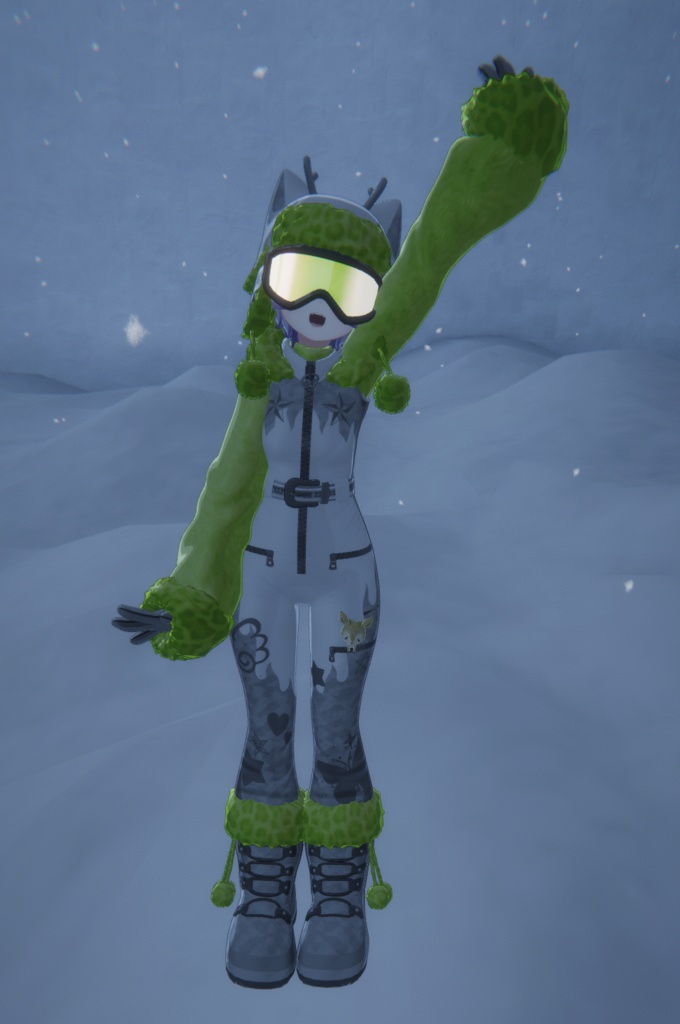 ❄️ Winter Ski Outfit + Hairstyle - Manuka base