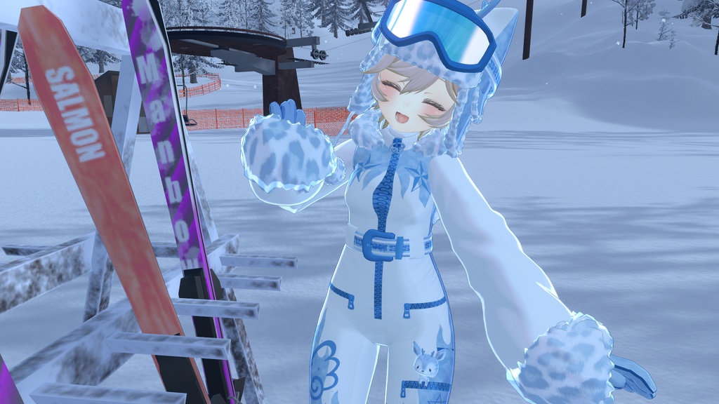 ❄️ Winter Ski Outfit + Hairstyle - Manuka base