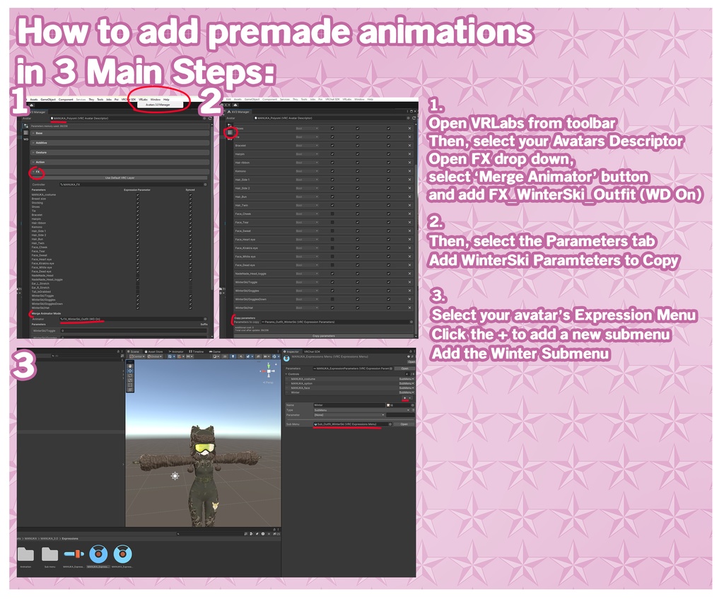 ❄️ Winter Ski Outfit + Hairstyle - Manuka base