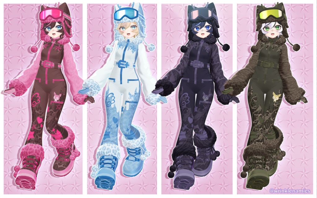 ✂️ Short Hairstyle + 4 colors ❄️ Manuka base