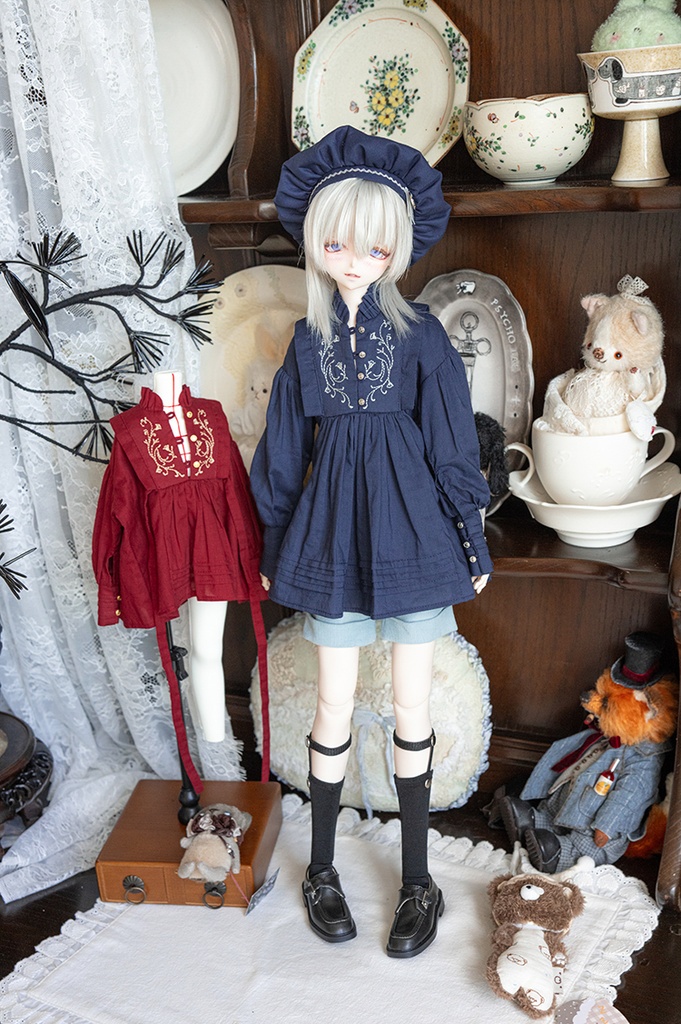 【SD13~70cmboy】Kleine-Levin アンティーク風シャツ
