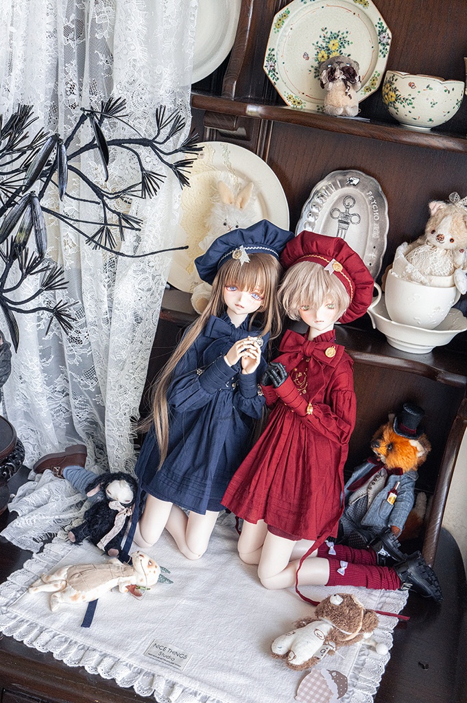【SD13~70cmboy】Kleine-Levin アンティーク風シャツ