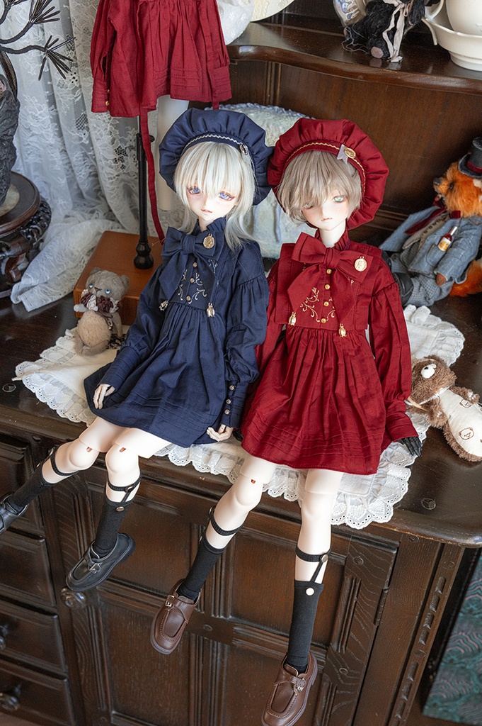 【SD13~70cmboy】Kleine-Levin アンティーク風シャツ