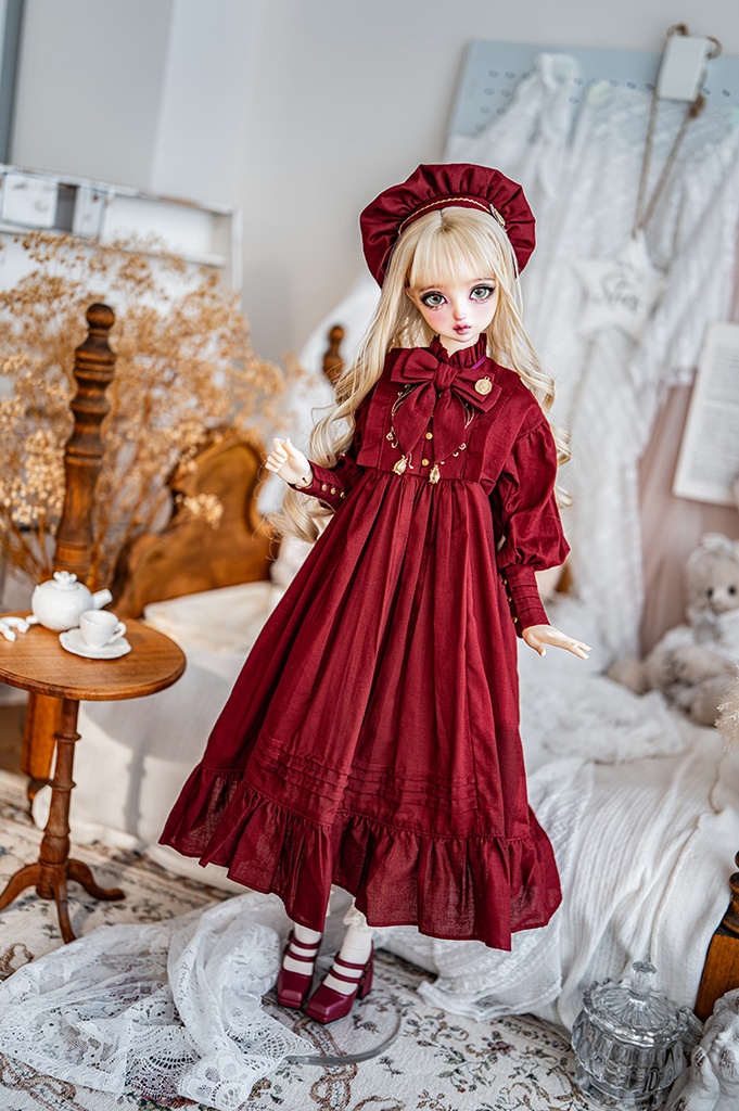 【SD/DD~SD16girl】 Kleine-Levin 2.0アンティーク風ワンピース