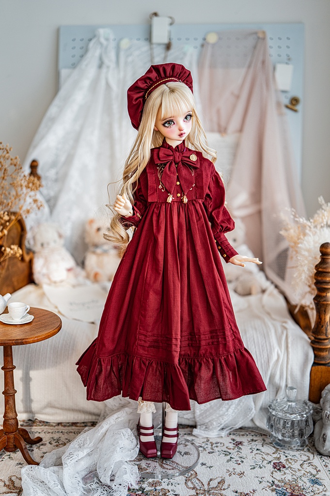 【SD/DD~SD16girl】 Kleine-Levin 2.0アンティーク風ワンピース