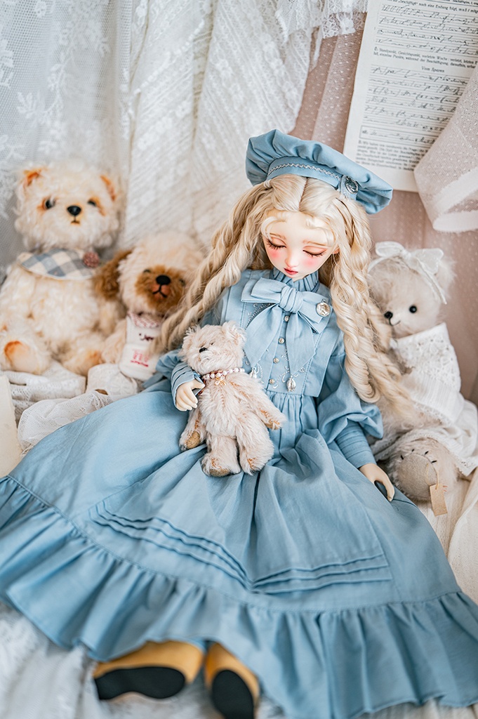 【SD/DD~SD16girl】 Kleine-Levin 2.0アンティーク風ワンピース