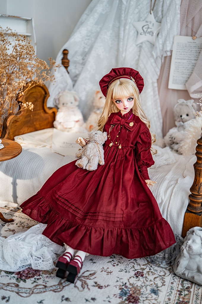 【SD/DD~SD16girl】 Kleine-Levin 2.0アンティーク風ワンピース