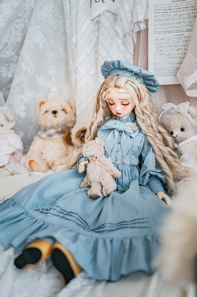 【SD/DD~SD16girl】 Kleine-Levin 2.0アンティーク風ワンピース