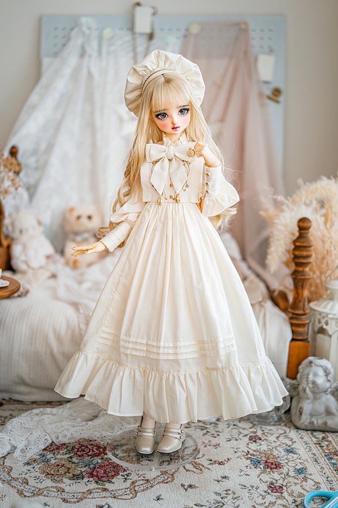 【SD/DD~SD16girl】 Kleine-Levin 2.0アンティーク風ワンピース