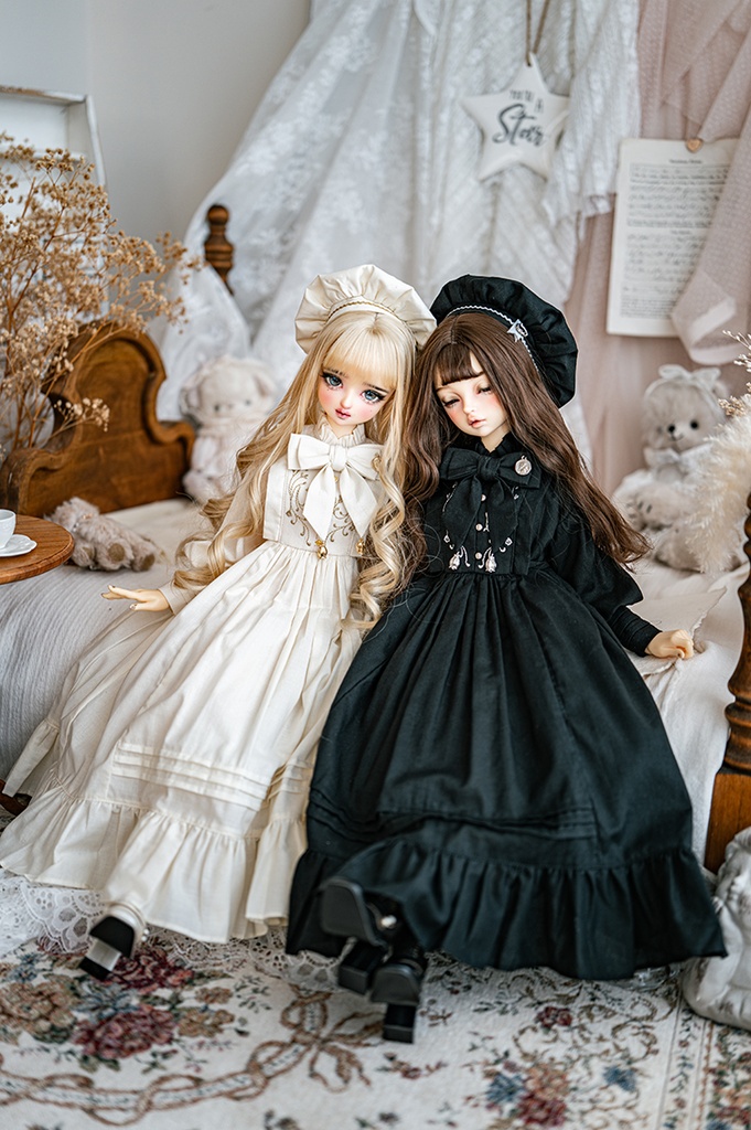 【SD/DD~SD16girl】 Kleine-Levin 2.0アンティーク風ワンピース