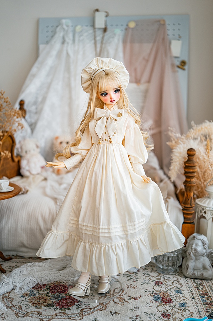 【SD/DD~SD16girl】 Kleine-Levin 2.0アンティーク風ワンピース