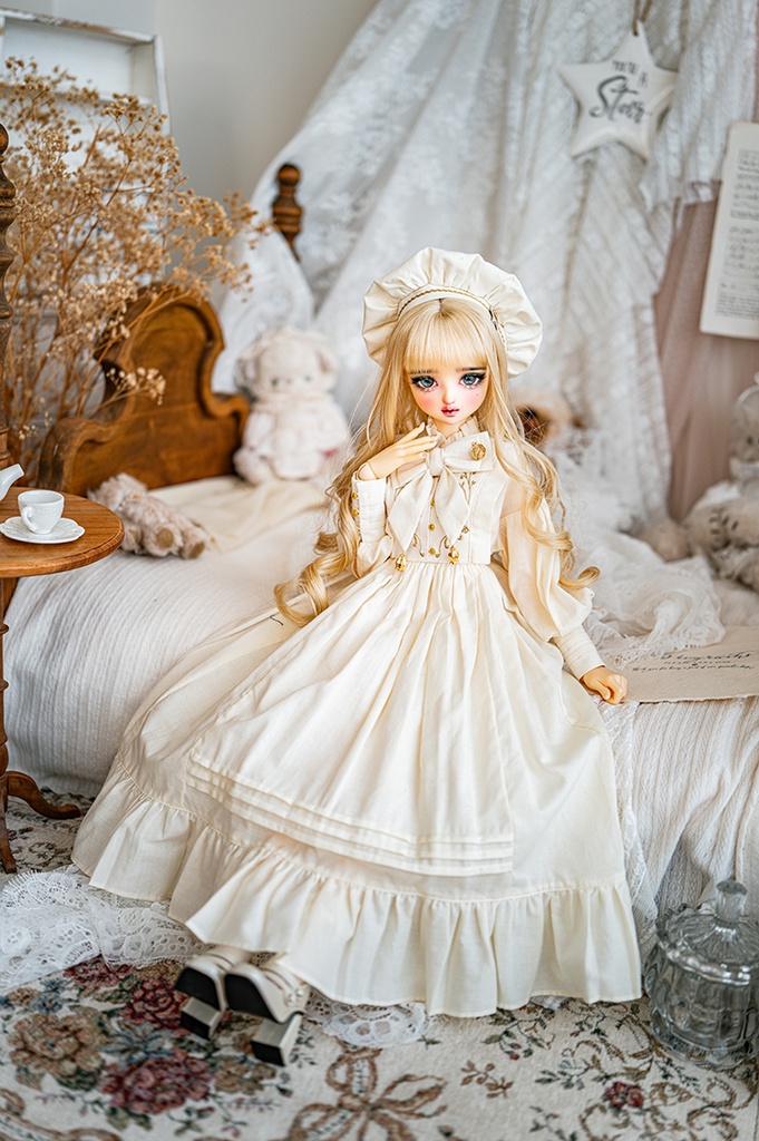 【SD/DD~SD16girl】 Kleine-Levin 2.0アンティーク風ワンピース