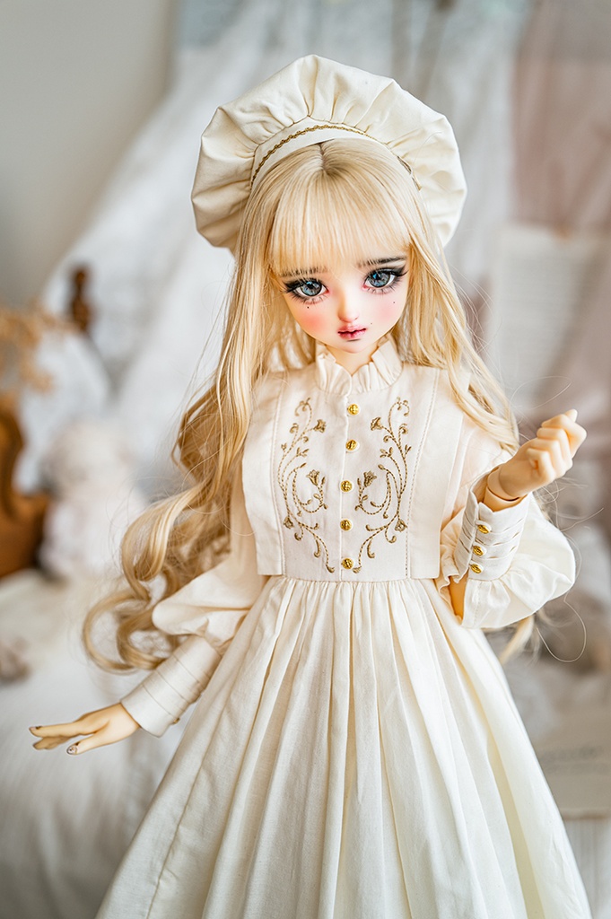 【SD/DD~SD16girl】 Kleine-Levin 2.0アンティーク風ワンピース