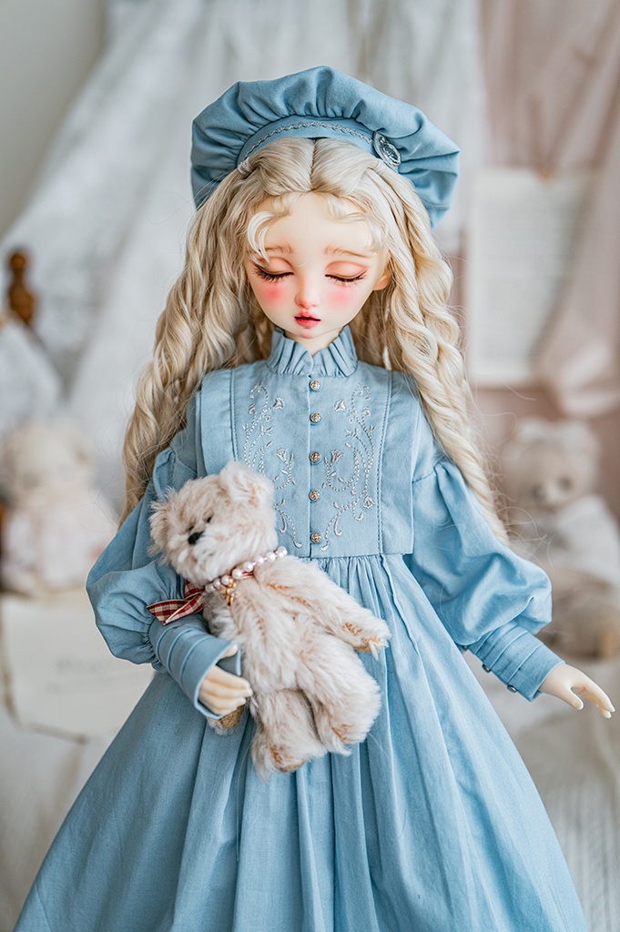 【SD/DD~SD16girl】 Kleine-Levin 2.0アンティーク風ワンピース