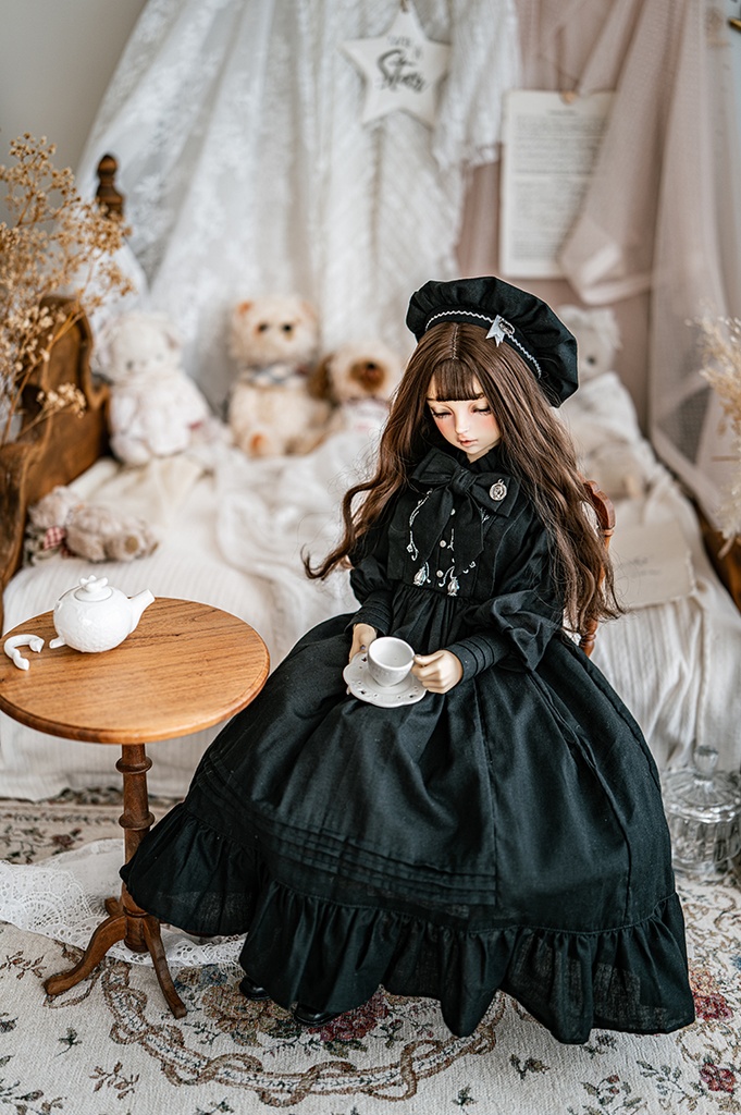 【SD/DD~SD16girl】 Kleine-Levin 2.0アンティーク風ワンピース