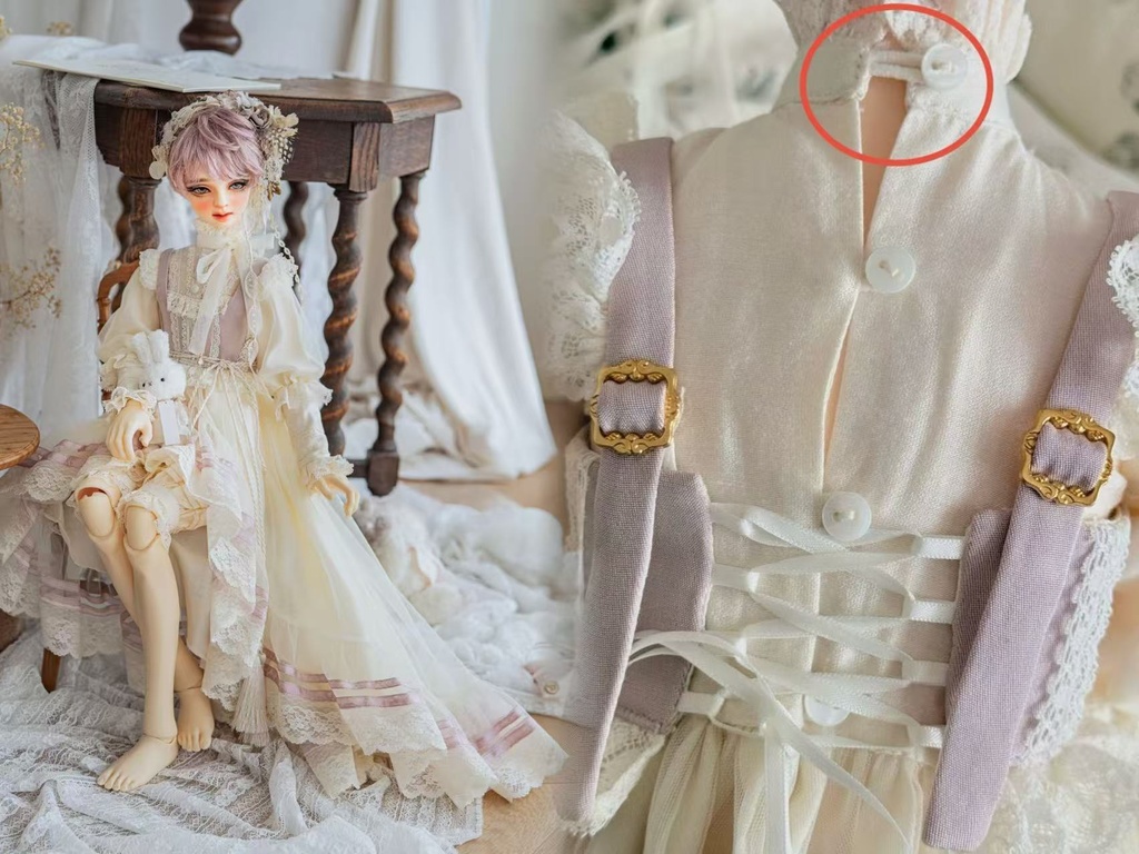 【SD&DDB~70cm doll】Gnossiennes2.0 上着基本セット