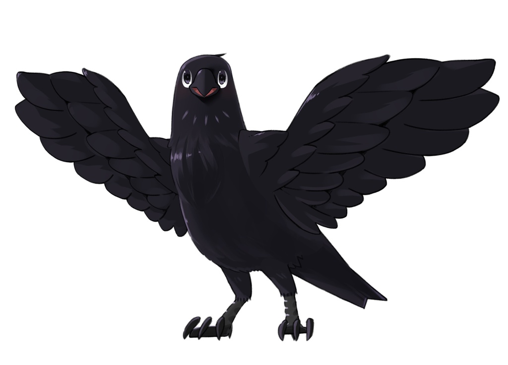 【汎用モデル】ヤタガラスにもなれる!カラス