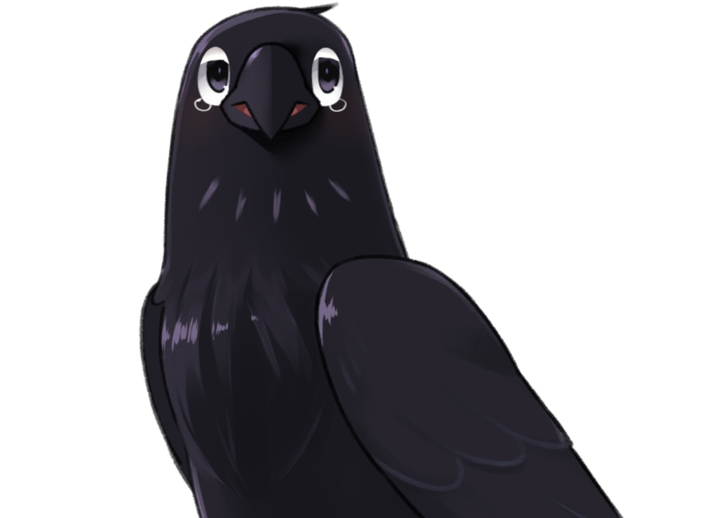 【汎用モデル】ヤタガラスにもなれる!カラス