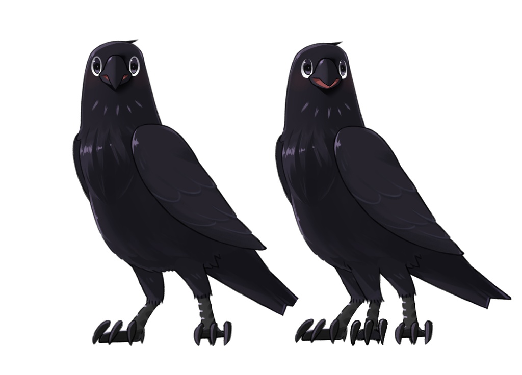 【汎用モデル】ヤタガラスにもなれる!カラス